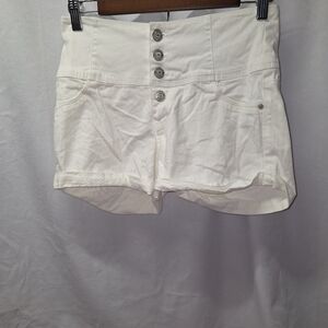 Terranova white shorts button fly size Medium